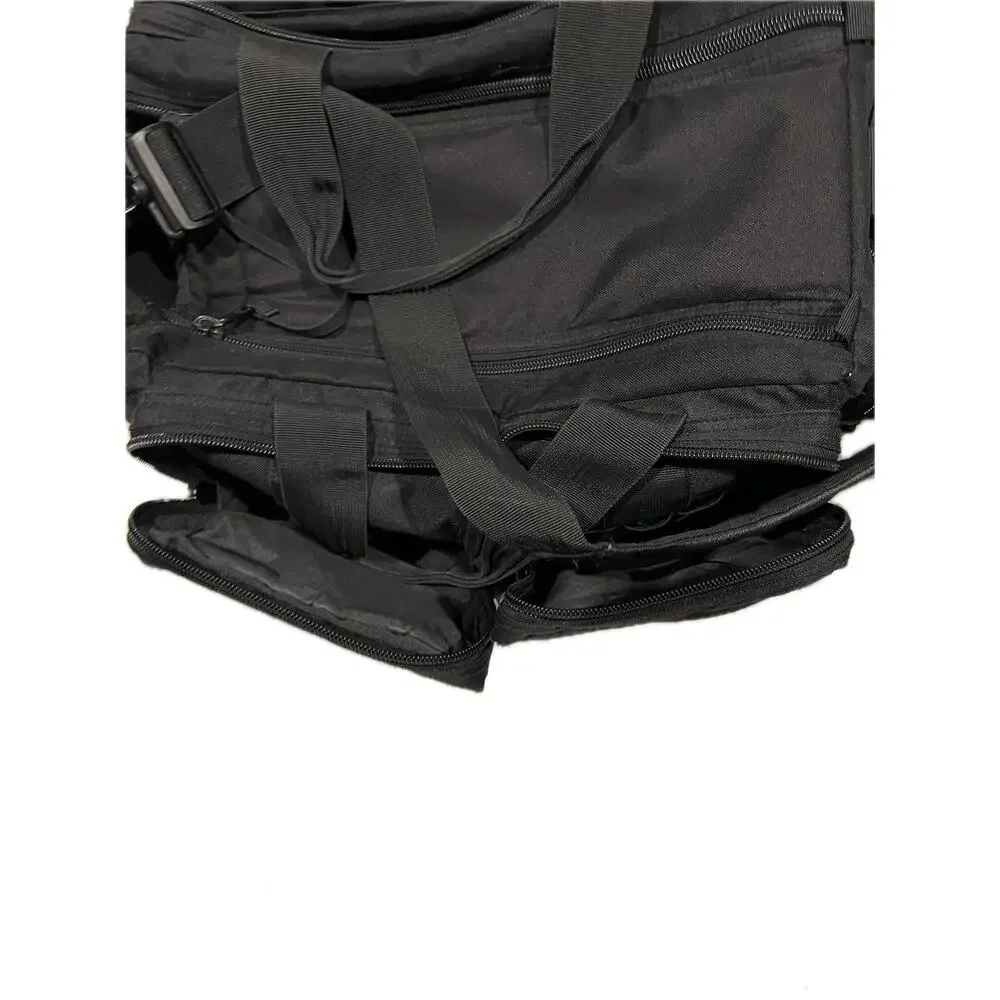 XL Tactical Canvas Black Item Duffel Bag 20